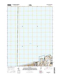 Ogden Dunes 2016 topographic map thumbnail
