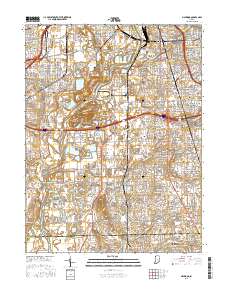 Maywood 2016 topographic map thumbnail
