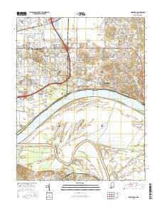 Newburgh 2016 topographic map thumbnail