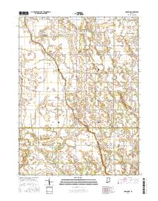 Monon NE 2016 topographic map thumbnail