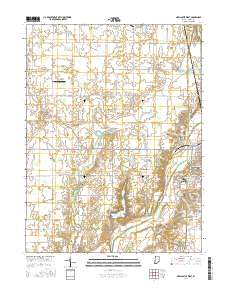 New Castle West 2016 topographic map thumbnail
