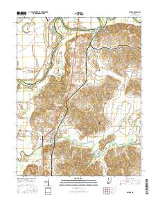 Patoka 2016 topographic map thumbnail