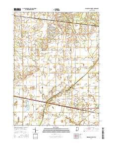 Kingsford Heights 2016 topographic map thumbnail