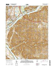 Lawrenceburg 2016 topographic map thumbnail