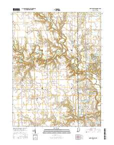 Saint Bernice 2016 topographic map thumbnail