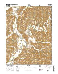 Rusk 2016 topographic map thumbnail