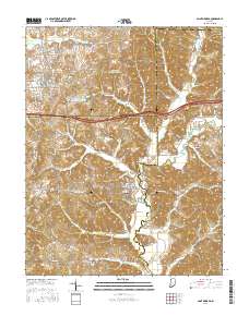 Saint Meinrad 2016 topographic map thumbnail