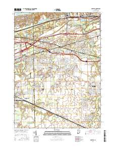 Portage 2016 topographic map thumbnail