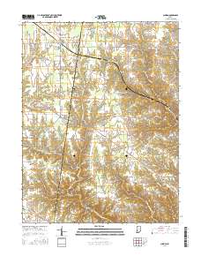 Sunman 2016 topographic map thumbnail