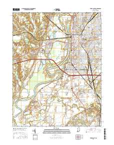 Terre Haute 2016 topographic map thumbnail