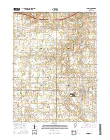 Wakarusa 2016 topographic map thumbnail