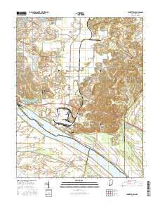 Yankeetown 2016 topographic map thumbnail