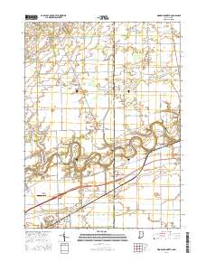 Woodburn North 2016 topographic map thumbnail
