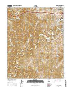 Corydon West 2016 topographic map thumbnail