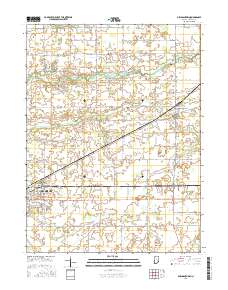 Michigantown 2016 topographic map thumbnail