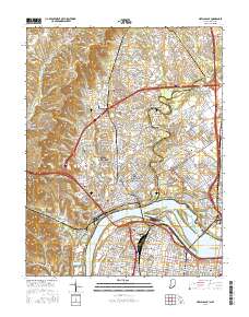 New Albany 2016 topographic map thumbnail