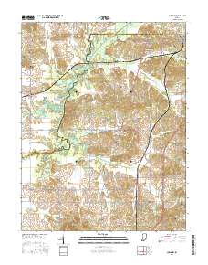 Chrisney 2016 topographic map thumbnail