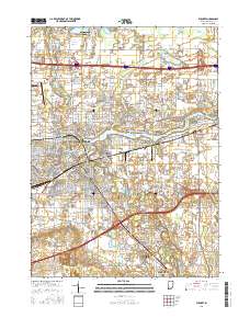Elkhart 2016 topographic map thumbnail