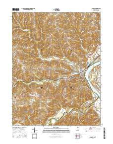 Aurora 2016 topographic map thumbnail