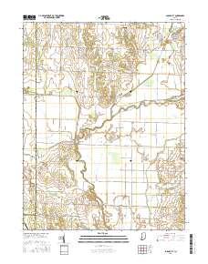 Saline City 2016 topographic map thumbnail