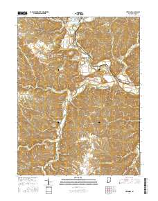 Metamora 2016 topographic map thumbnail