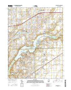 McCordsville 2016 topographic map thumbnail