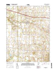 Waynetown 2016 topographic map thumbnail
