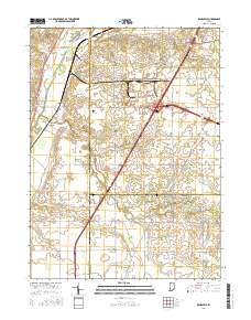 Zanesville 2016 topographic map thumbnail