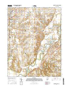 Mooresville East 2016 topographic map thumbnail