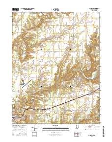 Butlerville 2016 topographic map thumbnail
