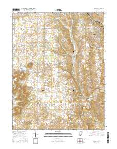 Becks Mill 2016 topographic map thumbnail