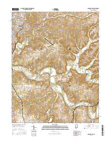 Bedford East 2016 topographic map thumbnail