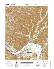 Cannelton 2016 topographic map thumbnail