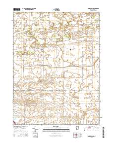 Brookston NW 2016 topographic map thumbnail