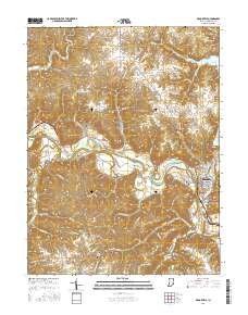 Brookville 2016 topographic map thumbnail