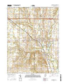 Cambridge City 2016 topographic map thumbnail