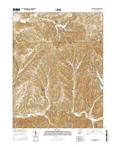 Beanblossom 2016 topographic map thumbnail