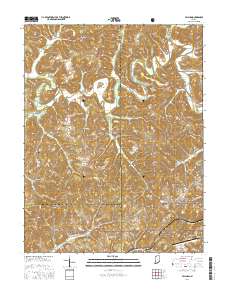 Hillham 2016 topographic map thumbnail