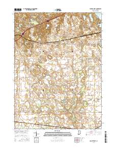 LaPorte West 2016 topographic map thumbnail