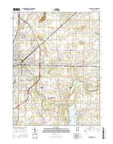 Muncie East 2016 topographic map thumbnail