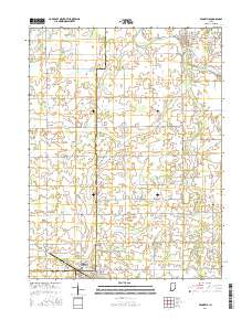 Pennville 2016 topographic map thumbnail