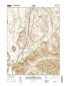 Oaktown 2016 topographic map thumbnail