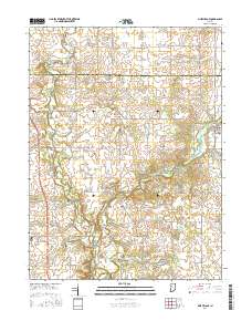 Pine Village 2016 topographic map thumbnail