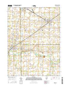 Redkey 2016 topographic map thumbnail