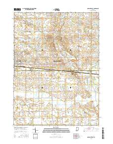 Nappanee East 2016 topographic map thumbnail