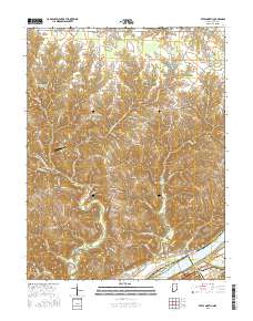 Vevay North 2016 topographic map thumbnail