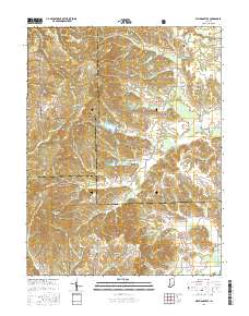 Waymansville 2016 topographic map thumbnail