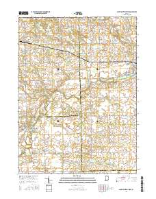 South Whitley West 2016 topographic map thumbnail