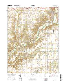 Veedersburg 2016 topographic map thumbnail
