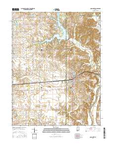 Loogootee 2016 topographic map thumbnail
